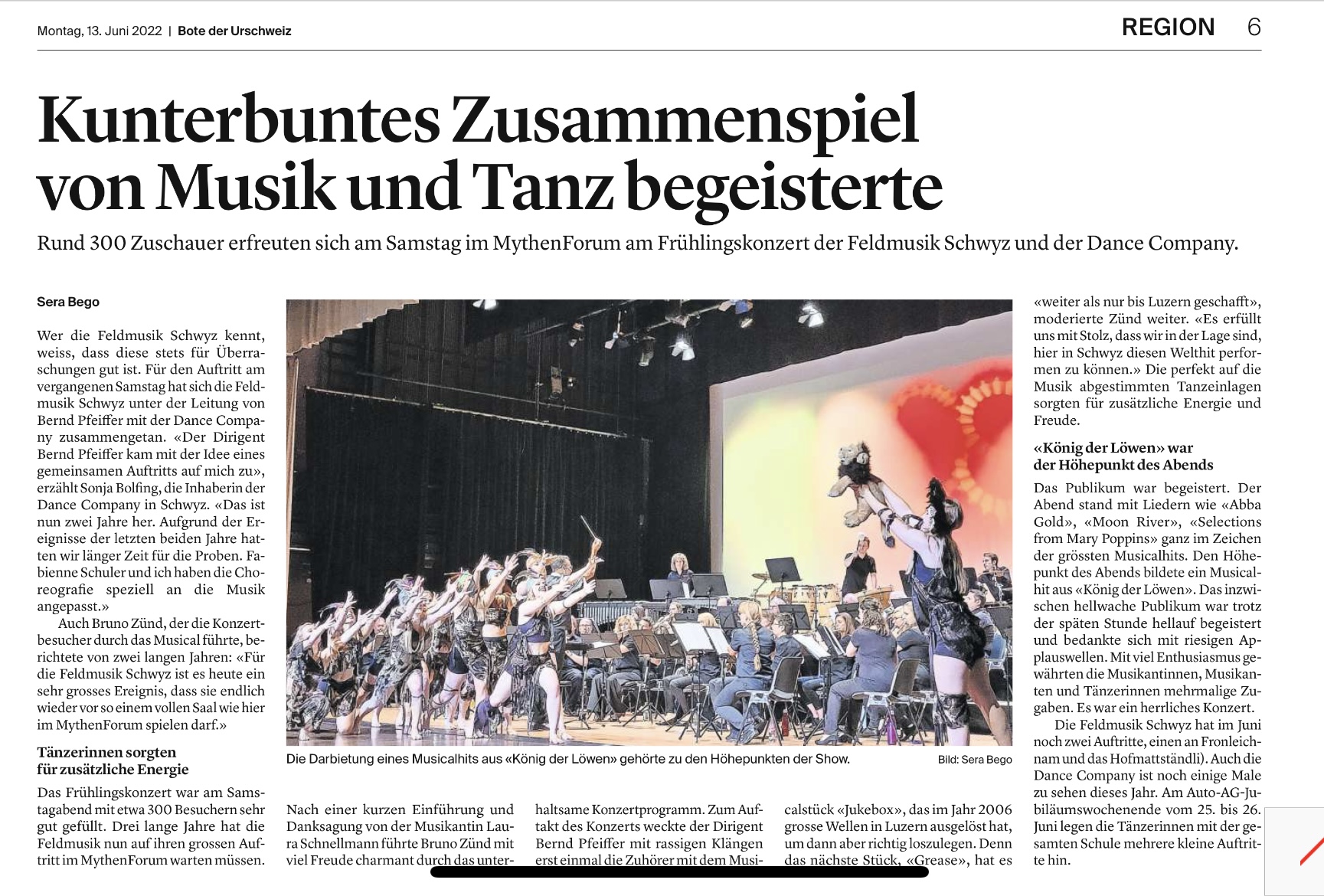 Bote der Urschweiz - Frühlingskonzert der Feldmusik Schwyz